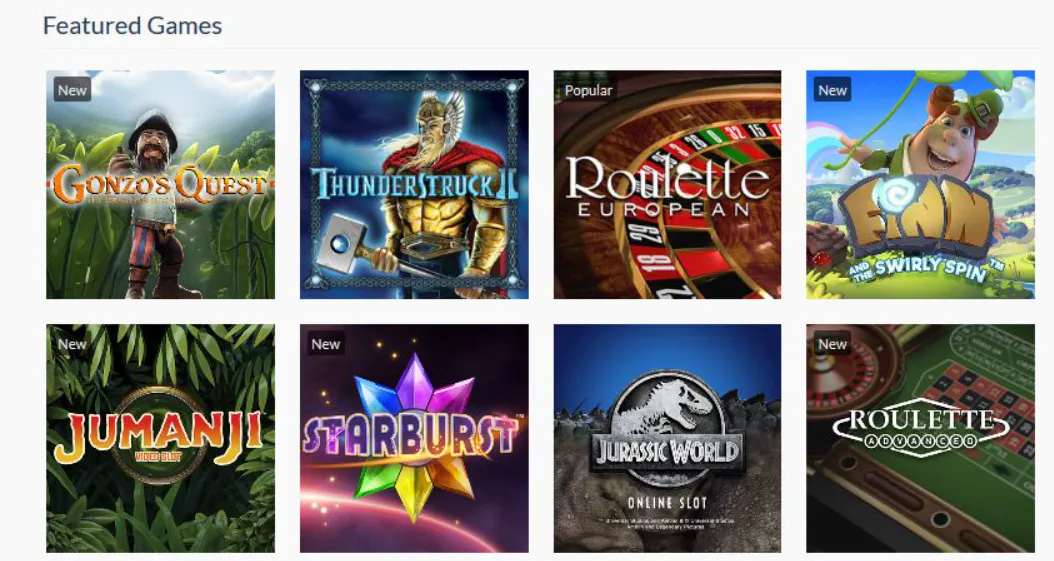 toals casino featured games
